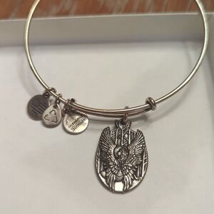 Alex and Ani Silver Winged Charm Bracelet